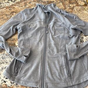 Lululemon Athletica Gray Utility Jacket with Performance Fabric
